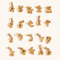 Capital Gold Initial Letter Bubble DIY Jewelry Top Ranking Stainless Steel California Character Fashion Pendants & Charms by Min