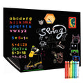 Custom Shape Self-Adhesive Magnetic Chalkboard Blackboard Whiteboard Set in Black for Giveaways
