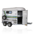 New  Horse Trailer for Sale 2 Angle Load American Van Mini Float 2 Horses Angle Loading Trailer