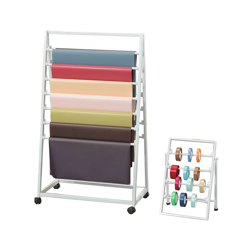 Metal Carpet Rack Gift Box Ribbon Confetti Fabric Cloth Wrapping Paper Storage Stand Tapestry Display Rack