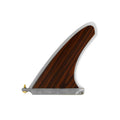 Eco Friendly Wooden Single Fin Tab Fiberglass Surfing Fins Longboard SUP Surfboard Fin