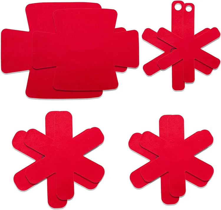 Pot Dividers Pads Stacking Pan Protectors Separators Pads Felt Pot and Pan Protectors for Pan Bakeware Bowl Cup