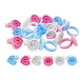 Wholesale Disposable Eyelash Blooming Cup Easy Fan Lash Extensions Tools Grafting Eyelash Flower Cup Artifact Drop Glue Holder