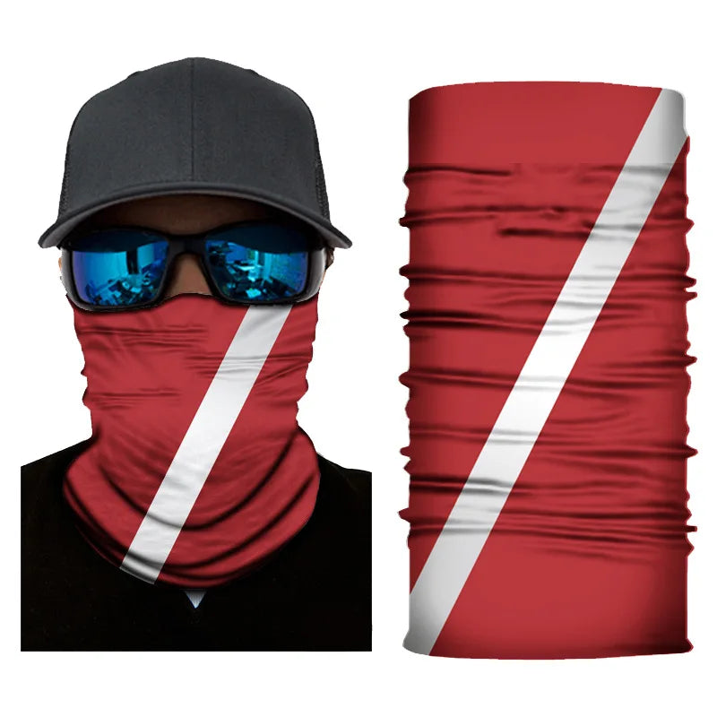 Seamless Plain Neck Gaiter for Women Summer Quick Dry Outdoor Activities Polyester Long Cycling