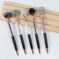 Hot Popular Natural Crystal Mix Material Gemstone Stones Gravel Raw Stone Pen for Gift