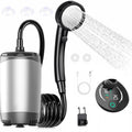 Portable Camping Shower Spopal 6000mAh Rechargeable with Intelligent LED Display 4 Spray Modes IPX7 Waterproof Outdoor Pump