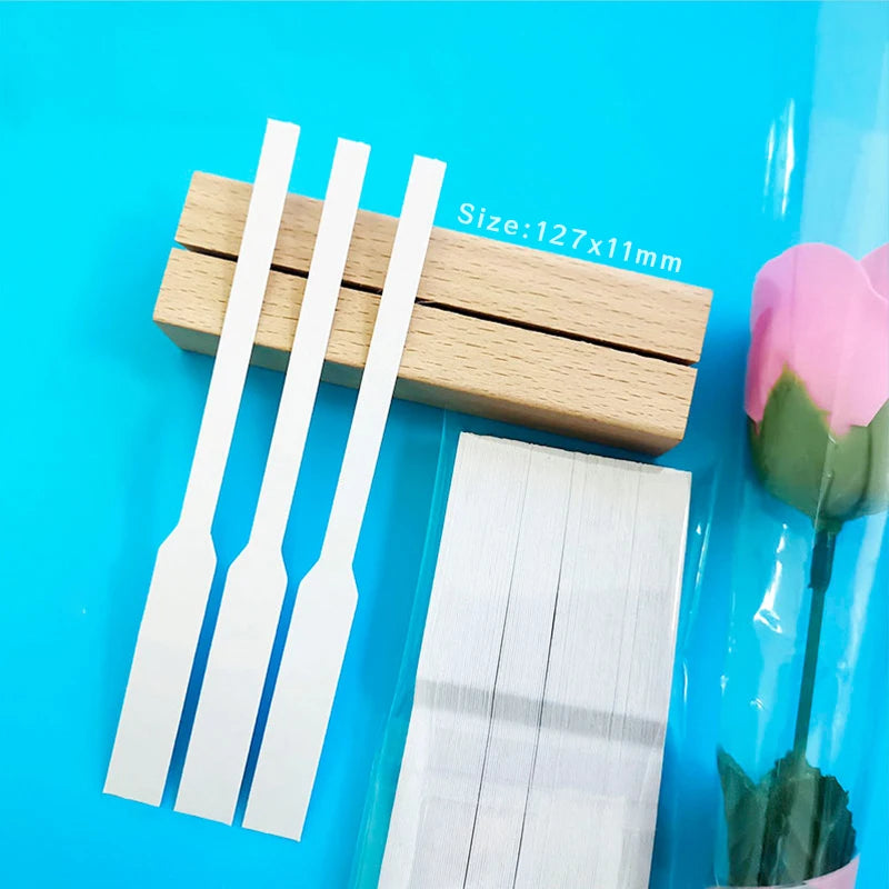 Perfume Test Paper Strips & Blotter Offset Paper Four Color Printing Customizable Size Fragrance Testing Label
