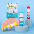 3 Colors Pack Drawing Set Dot Markers Pen Non Toxic Washable Dab Daubers for Kids DIY Painting Toys