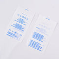 China Manufacturer Exported Good Quality Screen Printing Polyester Custom Satin Care Label Clothing