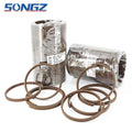 120*112-7.9  KZT Bearing Guidance Filled PTFE Material Excavator Seals KZT Wear Ring Seal