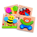 DIY Wooden Jigsaw Puzzle Toys Educational Animal Shaped Puzzles for Kids 5-7 Years Made From Paper and Plywood Game Usage