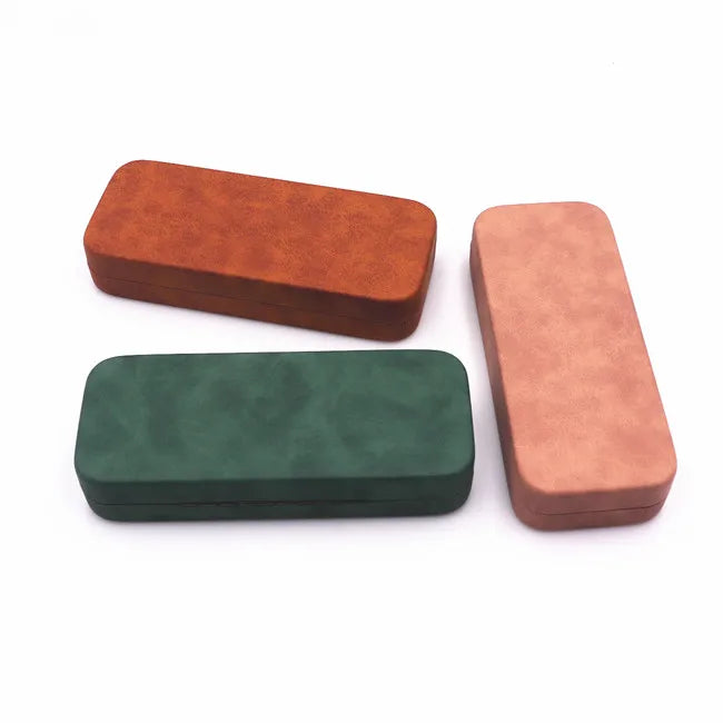 Luxury Glasses case Wholesale New Sunglasses case Custom Logo Leather Eye Glasses Case