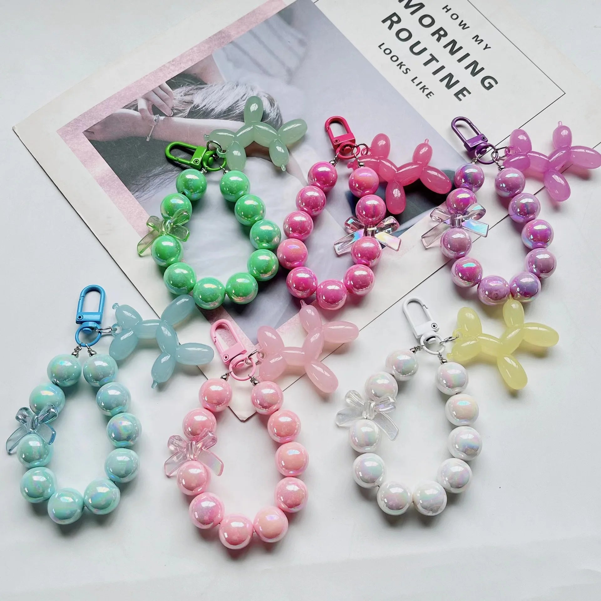 Puppy Key Chain Ins Style Japanese Style Fresh Creative Cute Bag Pendant Car Ornament