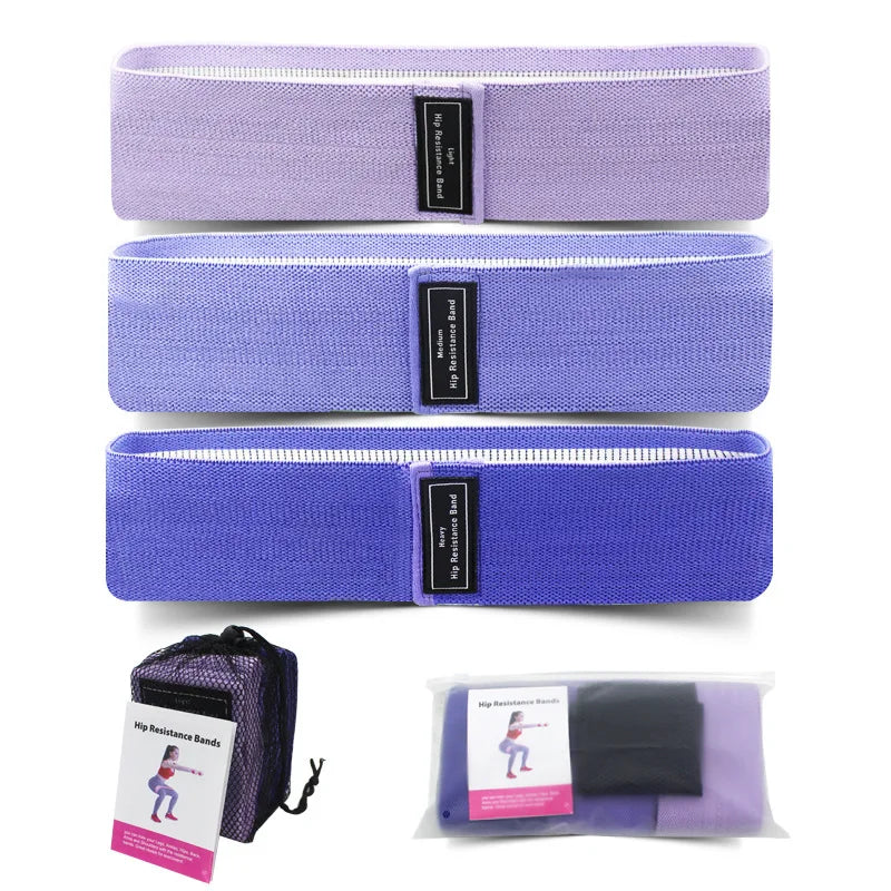 Yoga Body Stretching Glute Booty Resistance Loop Squat Bands Non-slip Elastic Tension Ropes for Legs Butt Lifting Exercise Bands