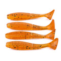Soft Lure 5cm 2.2g Swim Baits Silicone Fishing Lures Artificial Bait Carp Fishing Ocean Fish Peach