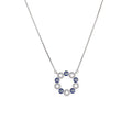 Fashionable and Personalized Epoxy Evil Eye Diamond Flower-shaped Necklace for Women