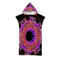 Custom Wholesale Custom Microfiber Suede Hooded Surf Travel Beach Changing Surf Poncho Towel