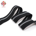 Professional Factory Custom Strap Non-Slip Reflective Elastic Silicon Webbing Band Nylon Cotton Fabric Ribbons Shoes Bags