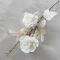 Multicolor-white Modern Style Artificial Flower Wedding Decoration Two Branches Alice