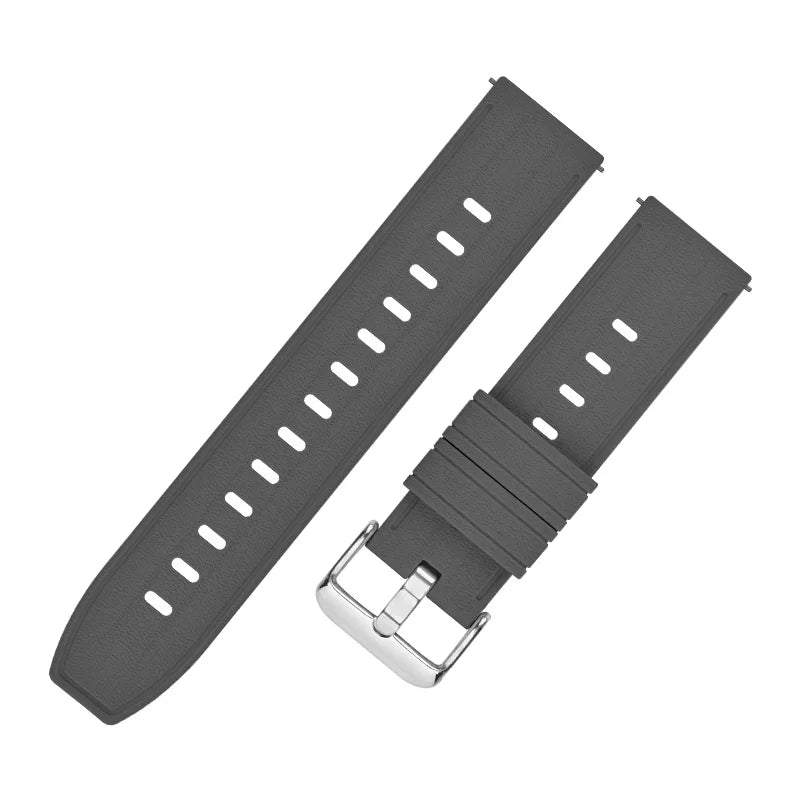 Quick Release 22mm Diving Waterproof Wristwatch Band Silicone Replacement Smart Watch Strap
