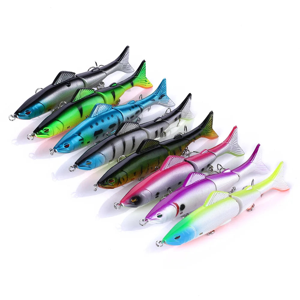 Hengjia  Swimbait 12.5CM-17.7G Wholesale Swimbait Multi Jointed Lure Jerkbait Fishing Hard Glide Bait