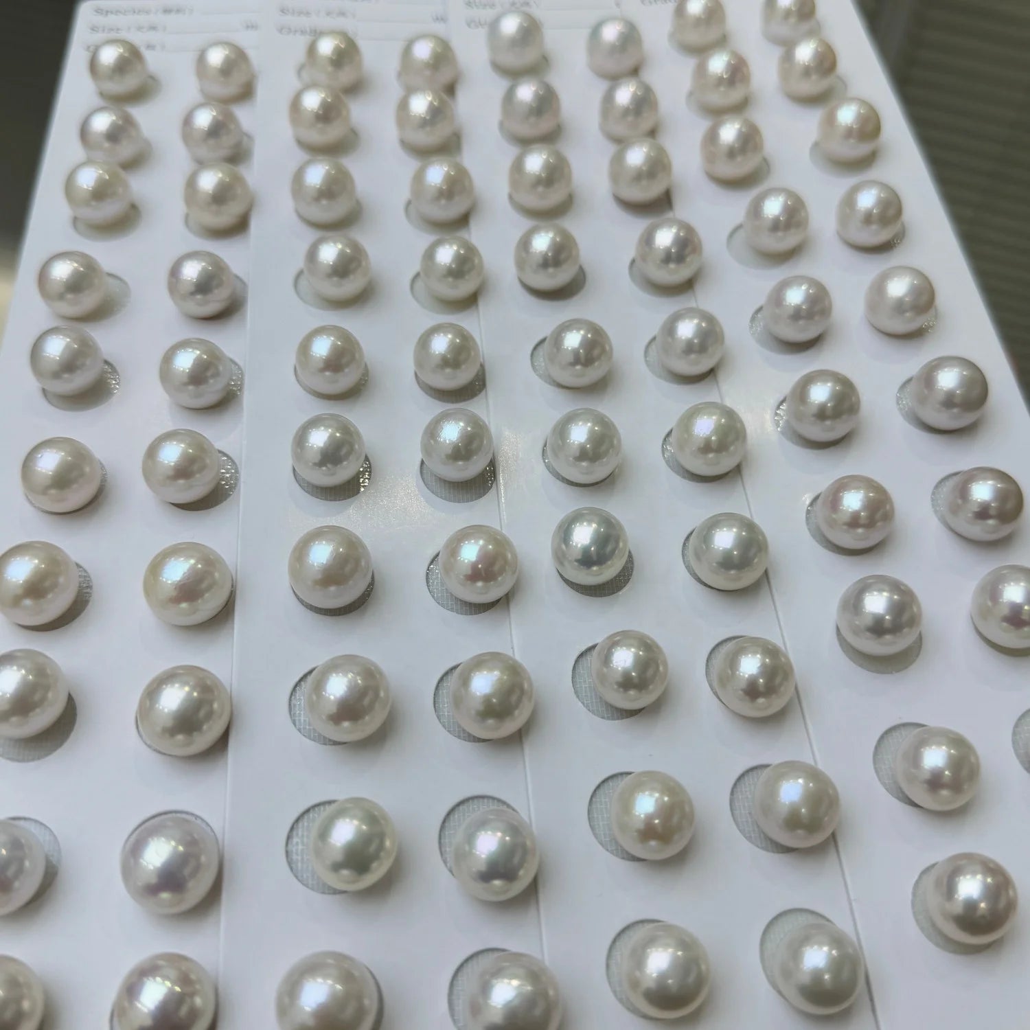 Wholesale Edison Loose Pearl 11-12mm Paired AAAAA Grade Natural Color Freshwater Pearl Round Shaped