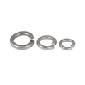 DIN Standard Split Spring Lock Washers M5/M6/M8/M10/M12 304 Stainless Steel Grade Hardness Natural Finish for Automotive