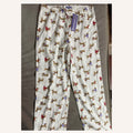 Women and Men Pajama Pants Customized Color Flannel Pajama Pants Home Wear Christmas Pajamas