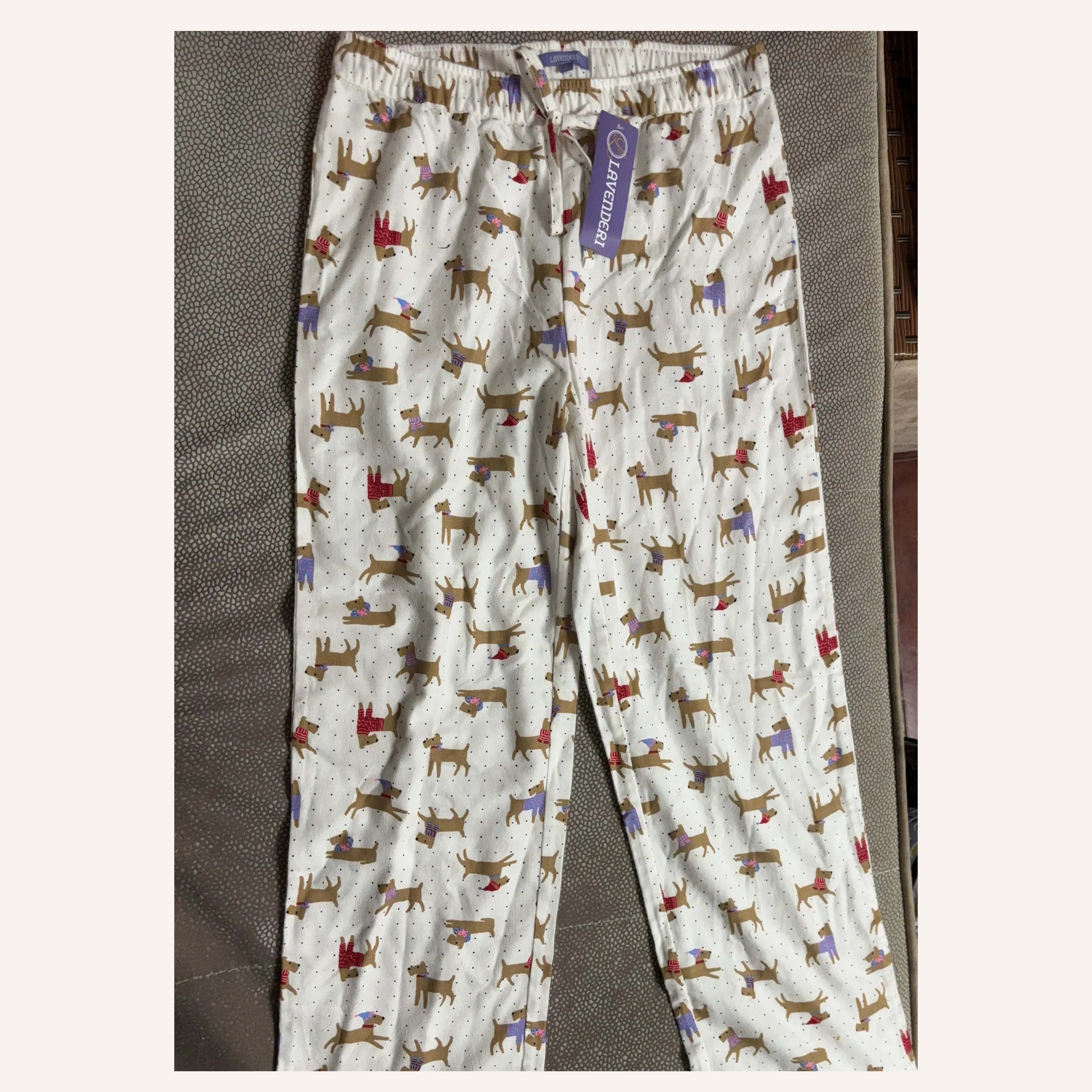 Women and Men Pajama Pants Customized Color Flannel Pajama Pants Home Wear Christmas Pajamas