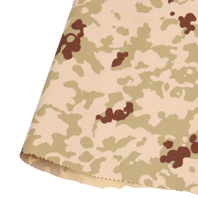 Japanese JSDF Desert Camouflage PU Coated Tactical 1000D Polyester Cordura Fabric Durable Use for Tactical Gear Bag and Outdoor