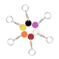 Hot Shopping Trolley Chips Compatible With Europe German Shopping Trolleys Remover Custom Double Sides logo Keychain