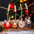 Wholesale 2025 New Christmas Decoration Pendant Wool Felt Deer Pendant Christmas Tree Pendant Accessories Gift