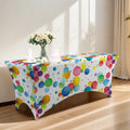 Rectangular Black Fitted Massage Spandex Tablecloths Wedding Party Patio Table Covers Event Stretchable Eyelash Bed Cover