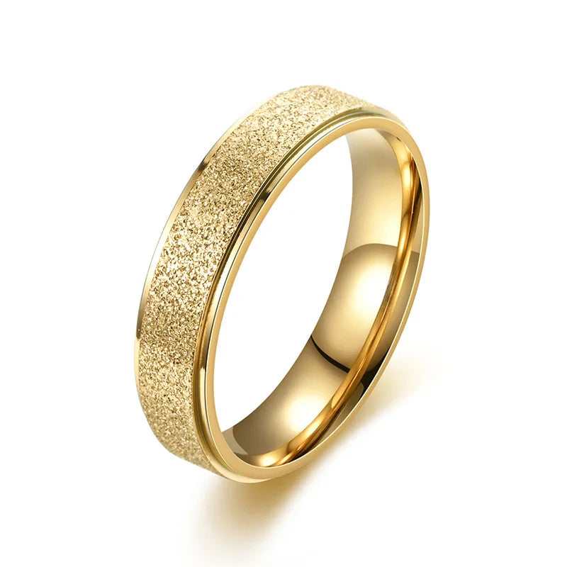 Stylish Unique Trendy Water Drop Personalized 2024 Waterproof Finger Jewelry Bijoux Femme Charm Stainless Steel Anxiety Ring