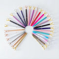 High Quality  Kawaii Diamond Crystal Glass Stones Reusable Gift Ballpoint Pen