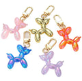 DREA Yiwu Supplier Wholesale Hot Selling Laser Little Cute Dog Balloon Metal Key Chains