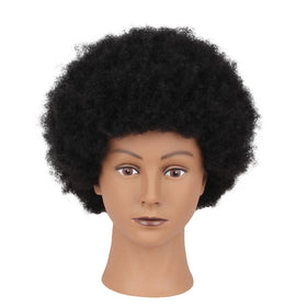 Realistic African American Black Female Mannequin Head with Afro Hair