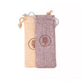 Small Jute Jewelry Gift Pouch Drawstring Bag With Custom logo for Jewelry Gift Perfume Lipsticks Eye Black Mascara Packaging