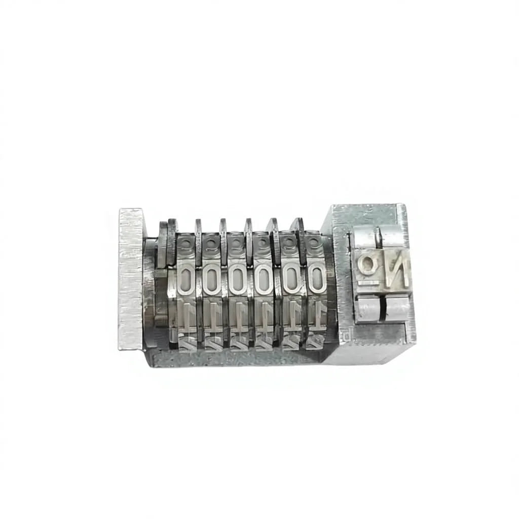 6 Digits Numbering Machine Forward for Letterpress Number Coding 4X8 Cicero Printing Press 36X25X17MM