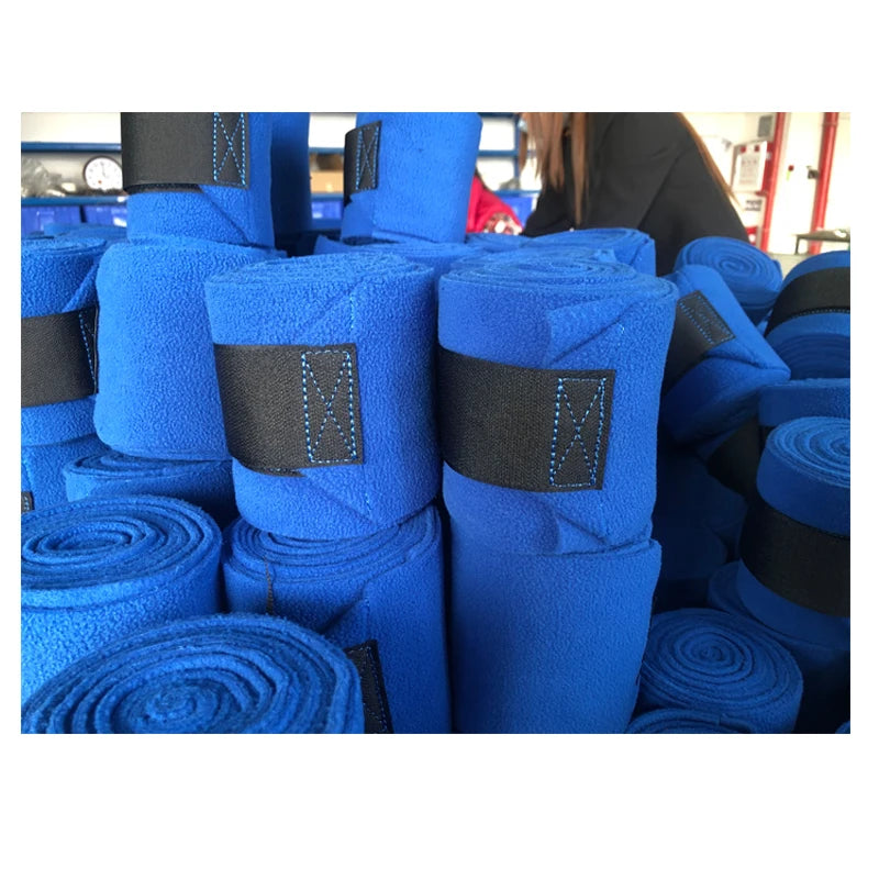 High Performance Horse Tendon Boots and Fleece Leg Wraps Tendon Protection Horse Bandages for Riding