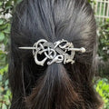 Custom Celtics Knots Viking Runes Dragon Hairpins Women Hair Pin Accessories Holder Jewelry