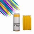 Wholesale Bendable Dental Microbrush Applicator for Eyelash Extension Disposable Micro Brush Bottle