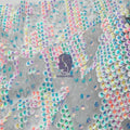 2023 Professional Factory Embroidery Shining Lace Sequin Fabric for Wedding Accessories Knitted Mesh Fabric for Bags Embroidered