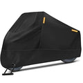 Woqi All Season Waterproof Motorcycle Cover With Lock Holes Tear-Proof Portable Motorbike Cover