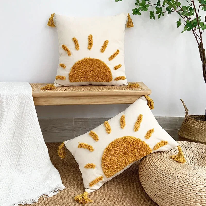 Tufted Fringe Bohemian Style Personality Simple Home Decor Pillowcase Slipcover