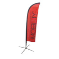 Advertising Custom Featherless Flag Mobi Iy Beach Flags Banners for Commercial Advertising Signs