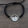 Pine Tree Bracelet Mountain Nature Forest Minimalist Camper