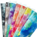 0.6mm Waterproof Holographic PU Leather Cloud Love Pattern Artificial Leather Multi-Color