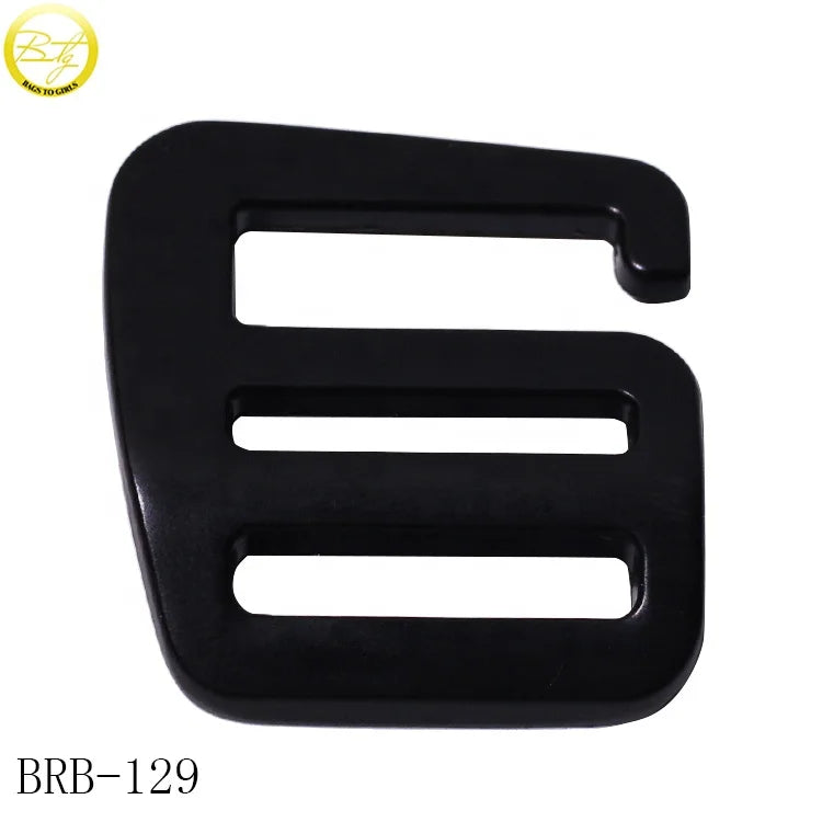 Matte Black Durable Metal Hook Hardware Quick Release Webbing Strap Buckle for Backpack Luggage