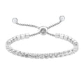 Pulsera Women Fashion Jewelry Customized Round Box Chain Bracelet Luxury Stainless Steel Adjustable Tennis Bracelet
